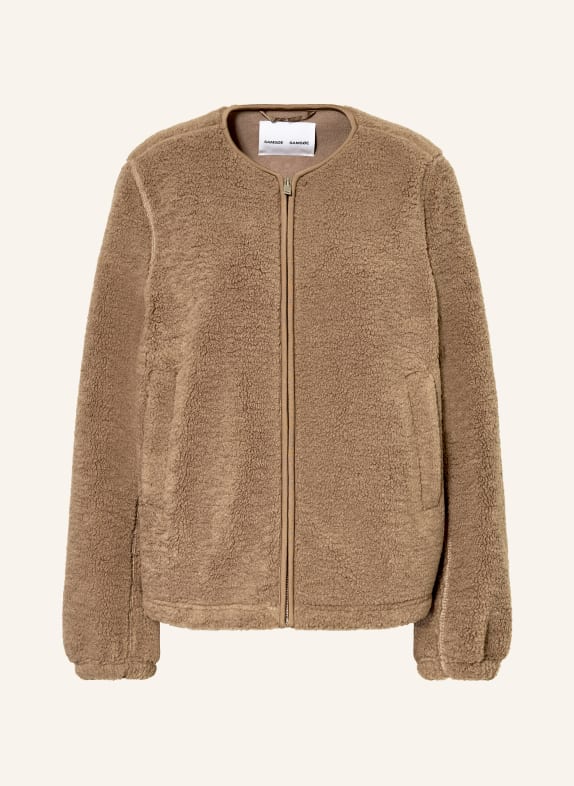 SAMSØE  SAMSØE Teddyfell-Jacke SAAUTUMN HELLBRAUN