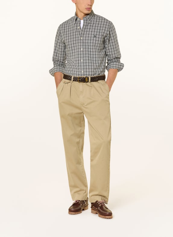 POLO RALPH LAUREN Overhemd Custom Fit GRIJS / LICHTGRIJS