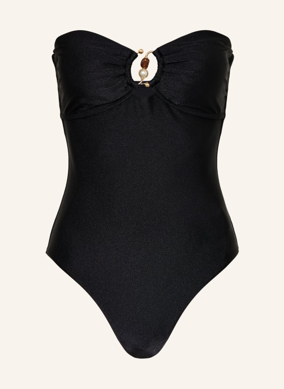 SEAFOLLY Góra od bikini bandeau PALERMO CZARNY