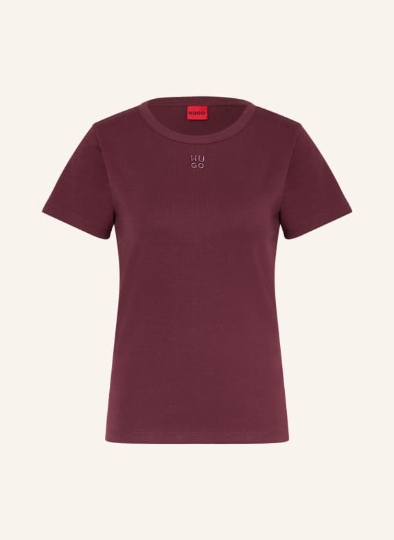 HUGO T-shirt DELORIS DARK PURPLE