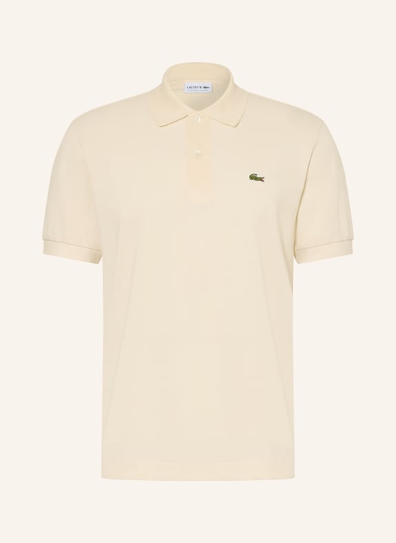 LACOSTE Piqué polo shirt LIGHT YELLOW