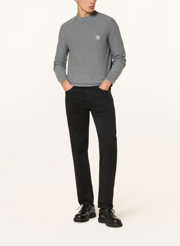 BOSS Sweater ANION DARK GRAY / GRAY