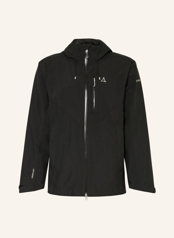 Schöffel Regenjacke MAUKU SCHWARZ