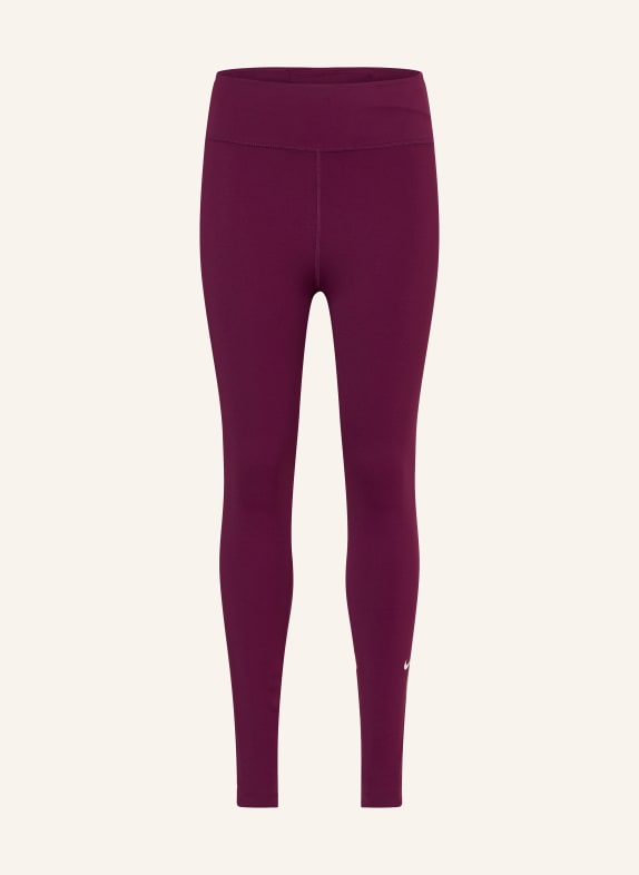 Nike Leggings ONE DUNKELLILA / WEISS