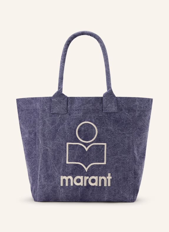 ISABEL MARANT Torba shopper YENKY SMALL NIEBIESKI / BIAŁY