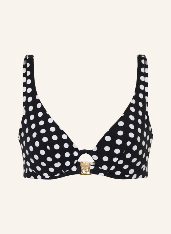 CHANTELLE Bügel-Bikini-Top SAUVAGE SCHWARZ / WEISS