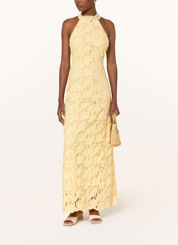 MRS & HUGS Spitzenkleid GELB