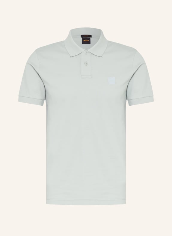 BOSS Koszulka polo z dżerseju PASSENGER JASNOCZARY