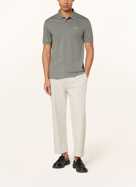 BOSS Tricou polo din jersey PASSENGER GRI