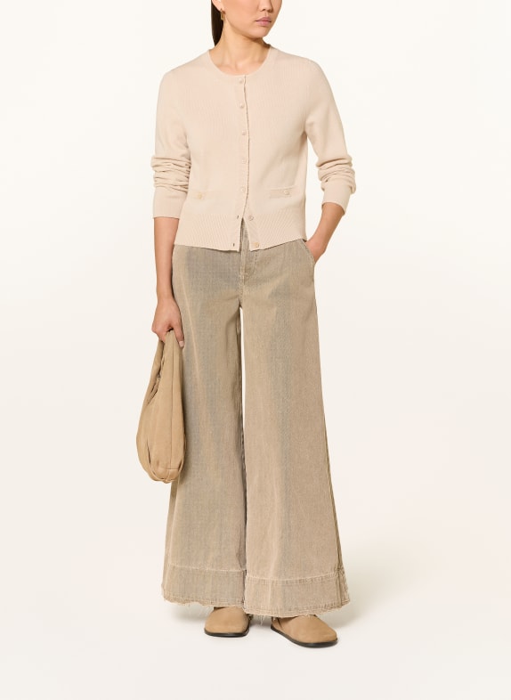 REPEAT Strickjacke aus Cashmere CREME