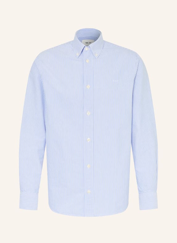 NN.07 Hemd COLBY Regular Fit HELLBLAU / WEISS