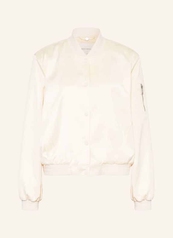 RINO & PELLE Blouson BANNER aus Satin ECRU
