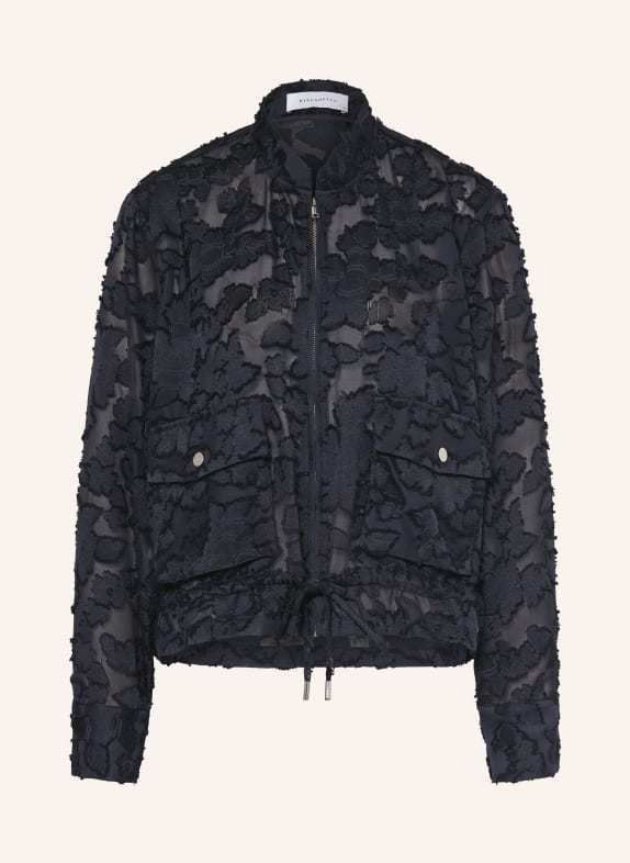 RINO & PELLE Jacke PRIORI aus Lochspitze DUNKELBLAU