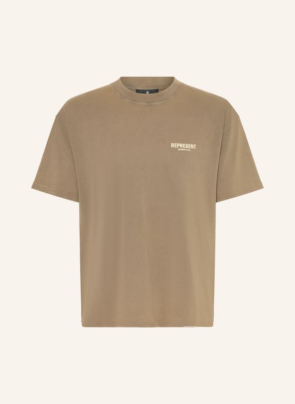 REPRESENT T-shirt CAMEL / BEIGE