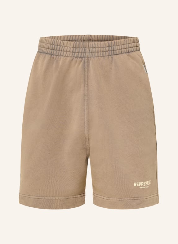 REPRESENT Sweatshorts CAMEL / BEIGE