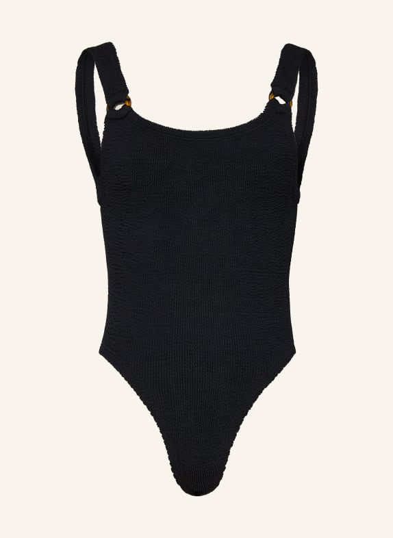 Hunza G Badeanzug DOMINO SCHWARZ