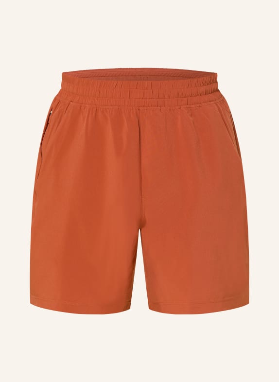 lululemon Szorty treningowe PACE BREAKER LINERLESS SHORT 7IN CIEMNOPOMARAŃCZOWY