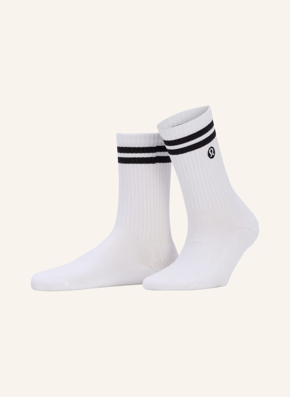lululemon Sportsocken DAILY ESSENTIAL WEISS / SCHWARZ