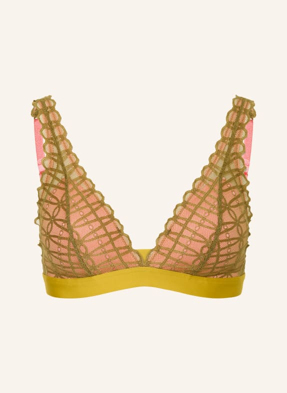 mey Soutien-gorge triangle série POETRY TEMPTATION OLIVE / ROSE / JAUNE FONCÉ