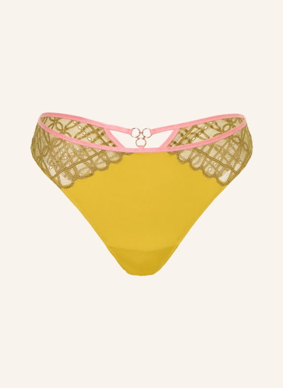 mey Slip série POETRY TEMPTATION JAUNE FONCÉ / ROSE / OLIVE