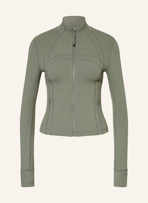 lululemon DEFINE CROPPED yoga jacket OLIVE