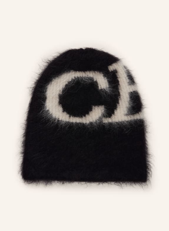 COLE BUXTON Alpaka-Mütze SCHWARZ / CREME