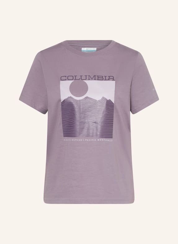 Columbia Tričko ROLLIN BEND™ SVĚTLE FIALOVÁ / FIALOVÁ