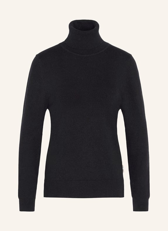 Barbour Rollkragenpullover PEND SCHWARZ / BEIGE