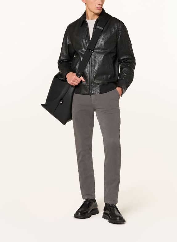 BOSS Chino KAITON Slim Fit GRI ÎNCHIS