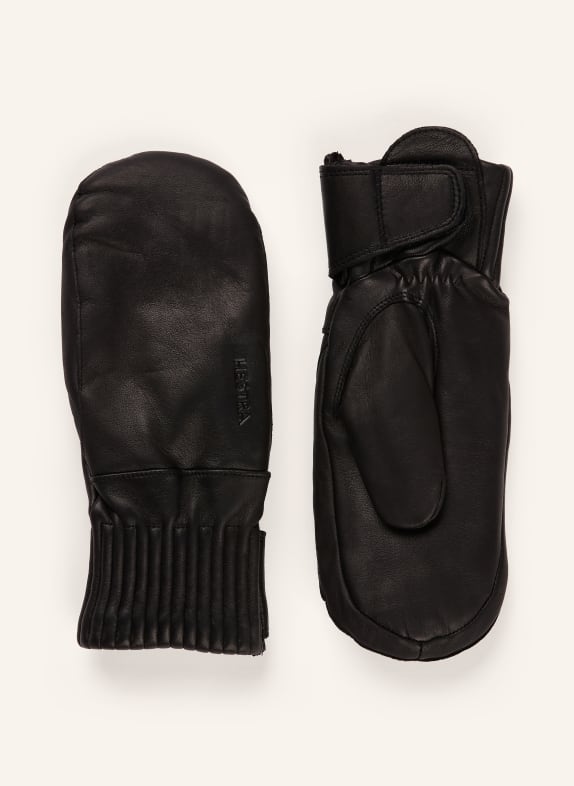 HESTRA Lyžařské rukavice IDRE WOOL ČERNÁ