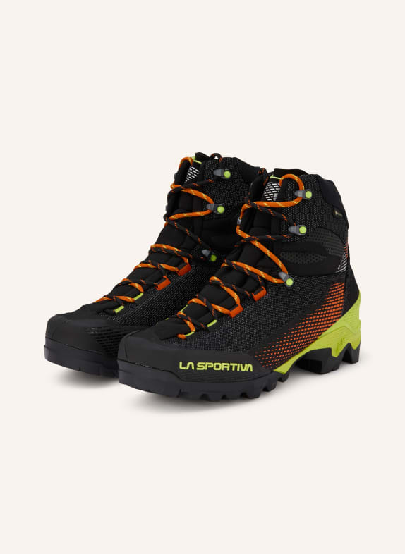 LA SPORTIVA AEQUILIBRIUM ST GTX hiking boots BLACK / ORANGE / NEON YELLOW