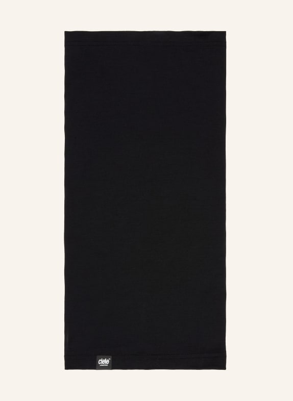 ciele athletics Multifunkční šátek HLSNECKTUBE z merino vlny ČERNÁ