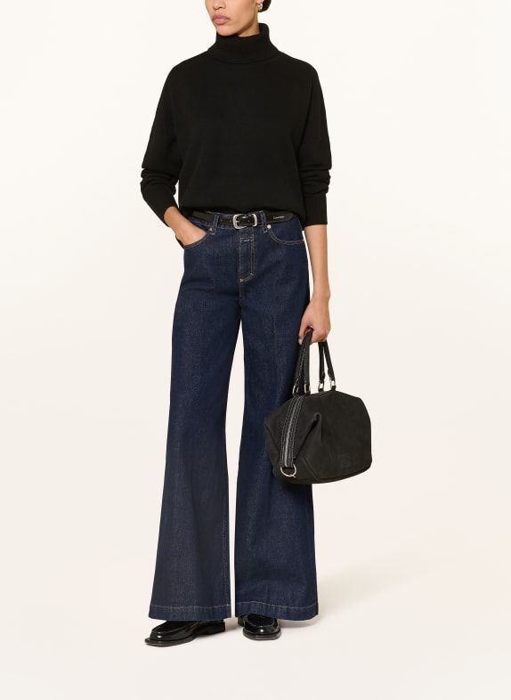 CLOSED Rollkragenpullover SCHWARZ