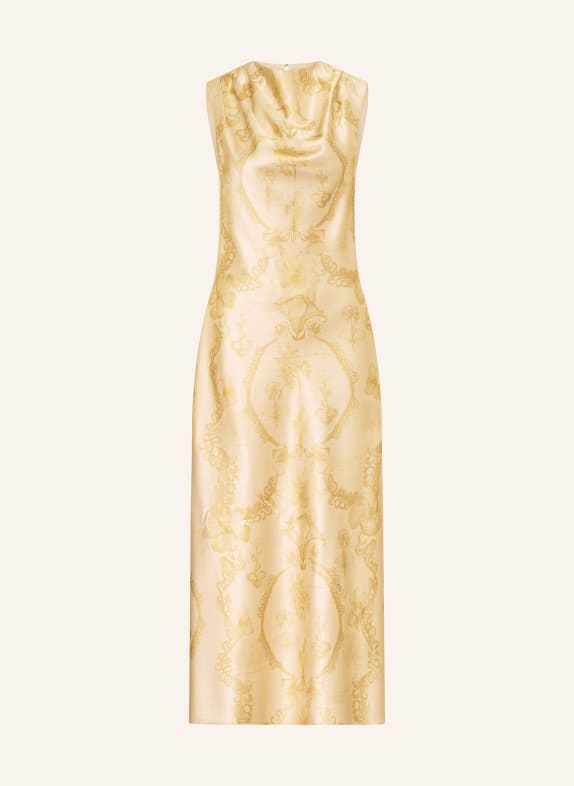 TED BAKER Satin dress MELODA GOLD