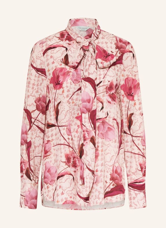 TED BAKER Schluppenbluse CORENA ROSÉ / PINK / DUNKELROT