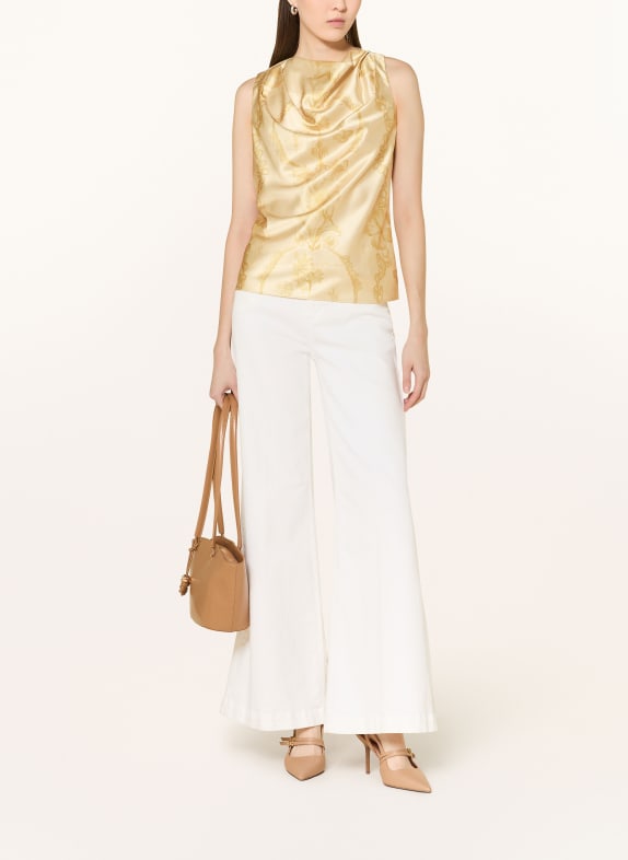 TED BAKER Satijnen top COBLA GOUD