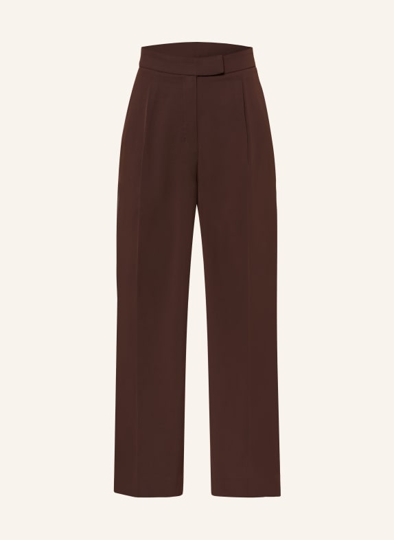 Calvin Klein Marlene kalhoty TMAVĚ HNĚDÁ