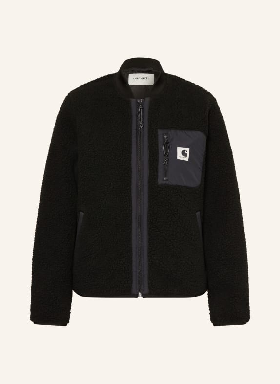 carhartt WIP JANET teddy fur jacket BLACK