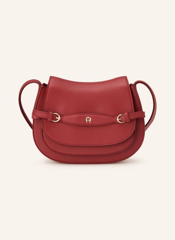 AIGNER Torba na ramię CAVALLO SADDLE CZERWONY