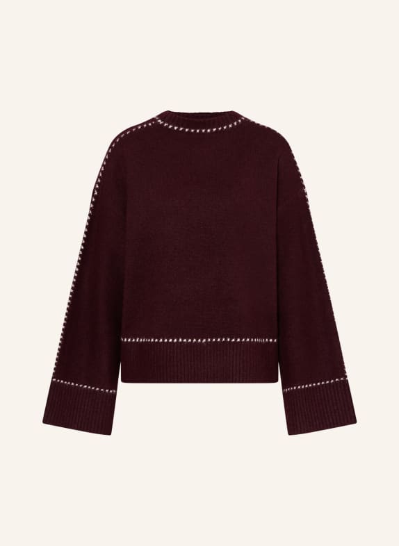 NEO NOIR Sweater ROEME DARK RED