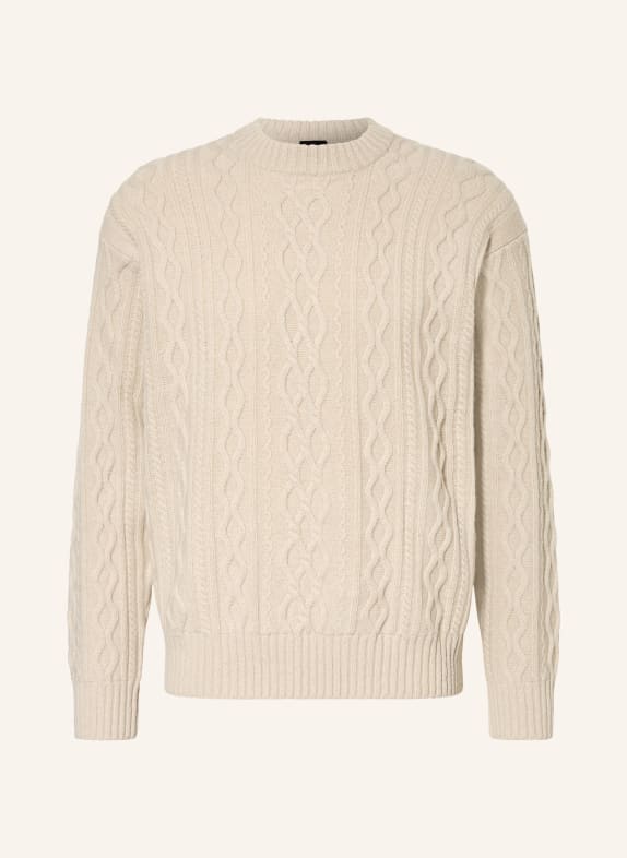 BOSS Pullover KABLETO BEIGE