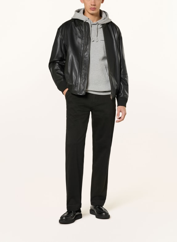 BOSS Chino Straight Fit CZARNY