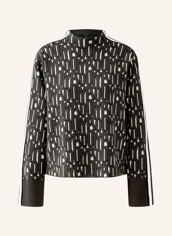 oui sweater BLACK / DARK GRAY / WHITE