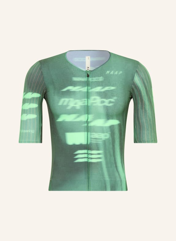 MAAP Koszulka rowerowa PRO AERO ZIELONY / JASNOZIELONY