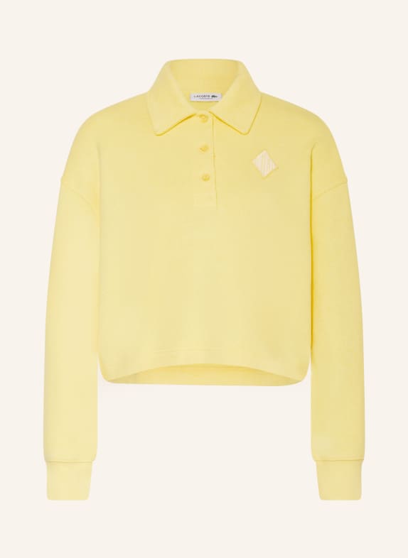 LACOSTE Oversized-Sweatshirt GELB