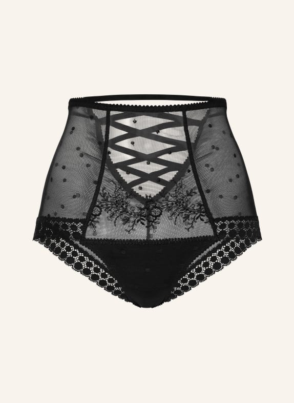 MARIE JO Majtki z wysokim stanem ANNAELLE CZARNY