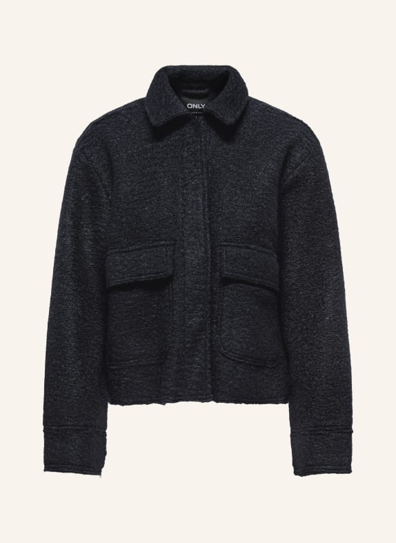 ONLY Bouclé-Blouson DUNKELBLAU