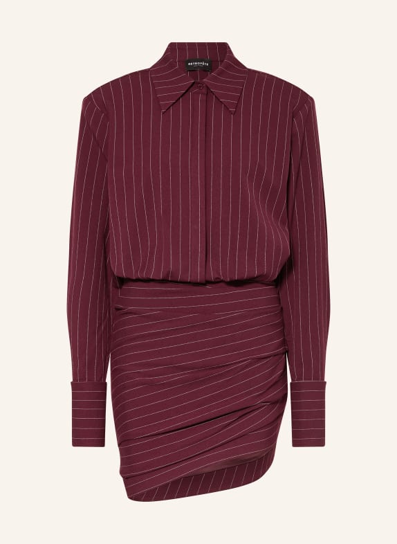 RETROFÊTE Hemdblusenkleid NARINE FUCHSIA / ROSA