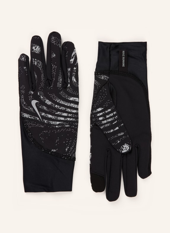 Nike Multisport-Handschuhe PACER MIDWEIGHT RG mit Touchscreen-Funktion SCHWARZ