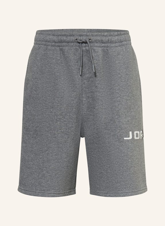 JORDAN Sweatshorts GRAU / WEISS / SCHWARZ